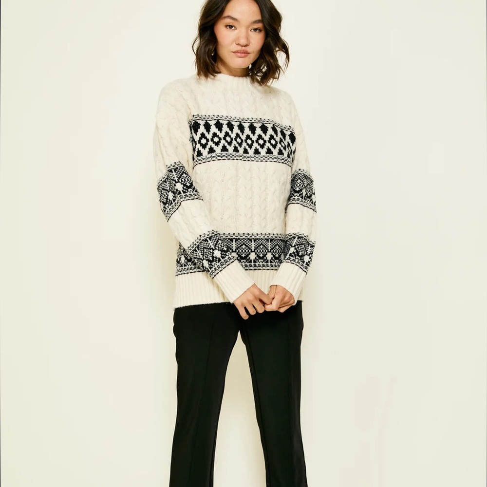 Line & Dot fair isle sweater